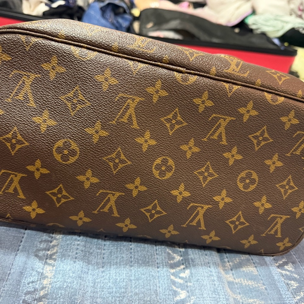 AUTHENTIC Louis Vuitton Rare Mimosa Yellow Lining Neverfull MM - Picture 11 of 15
